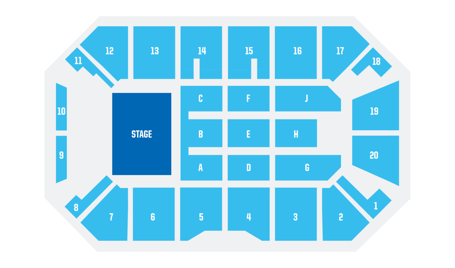 Seating Charts The Dollar Loan Center