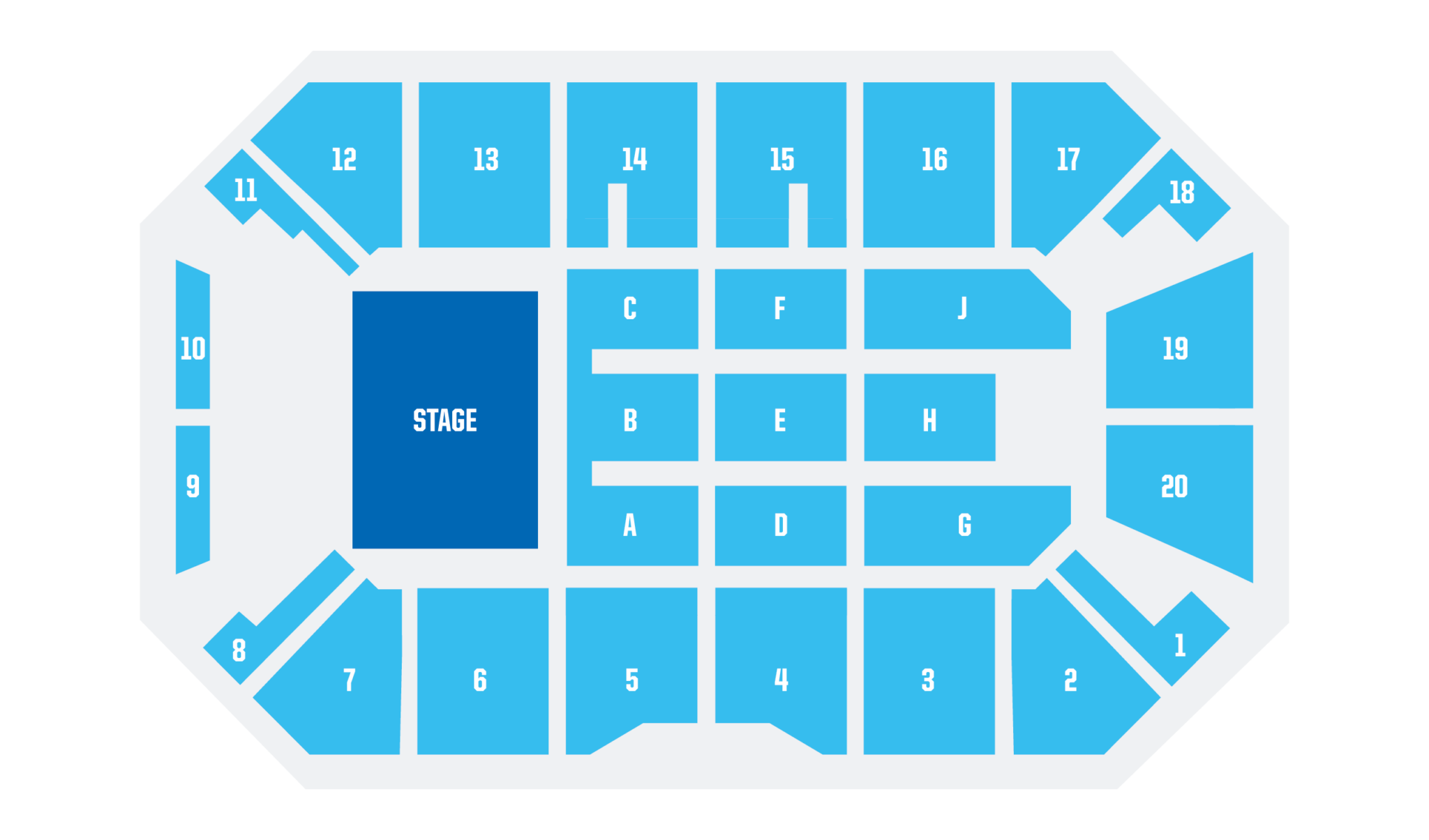 Seating Charts The Dollar Loan Center