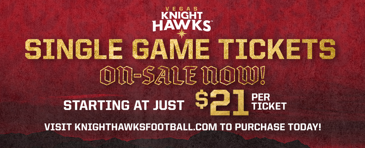 Knight Hawks Single Game Tickets On-Sale