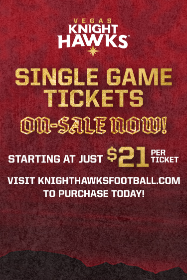 Knight Hawks Single Game Tickets On-Sale